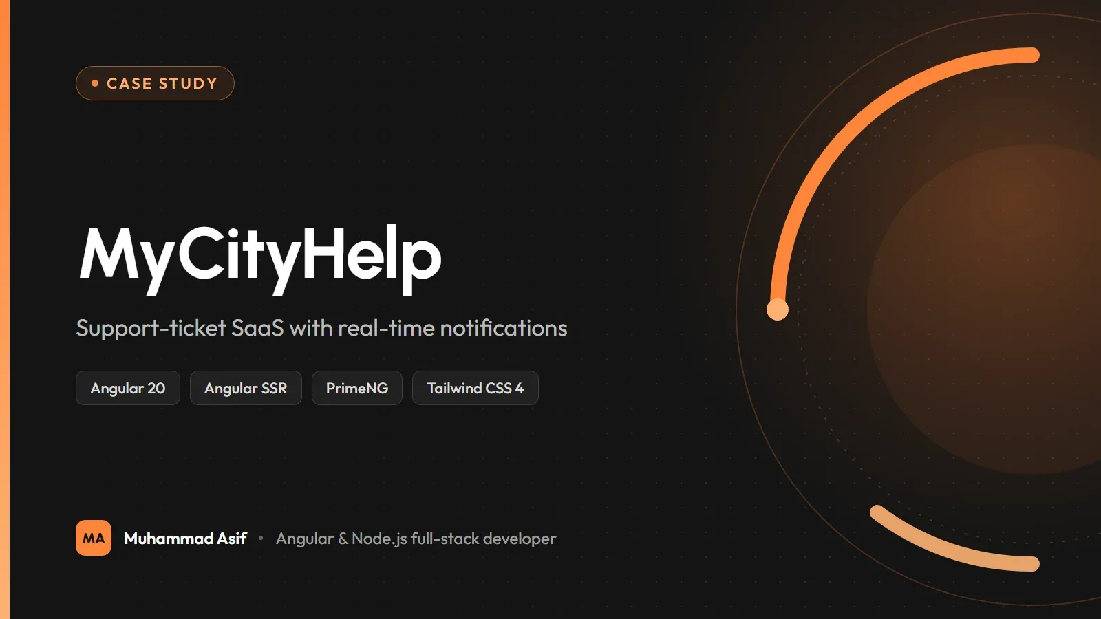 Cover for the MyCityHelp case study